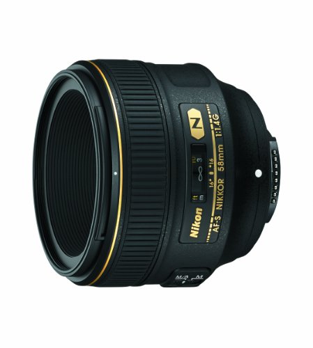 Nikon AF-S FX NIKKOR 58mm f/1.4G Lens for Nikon DSLR Cameras - Used