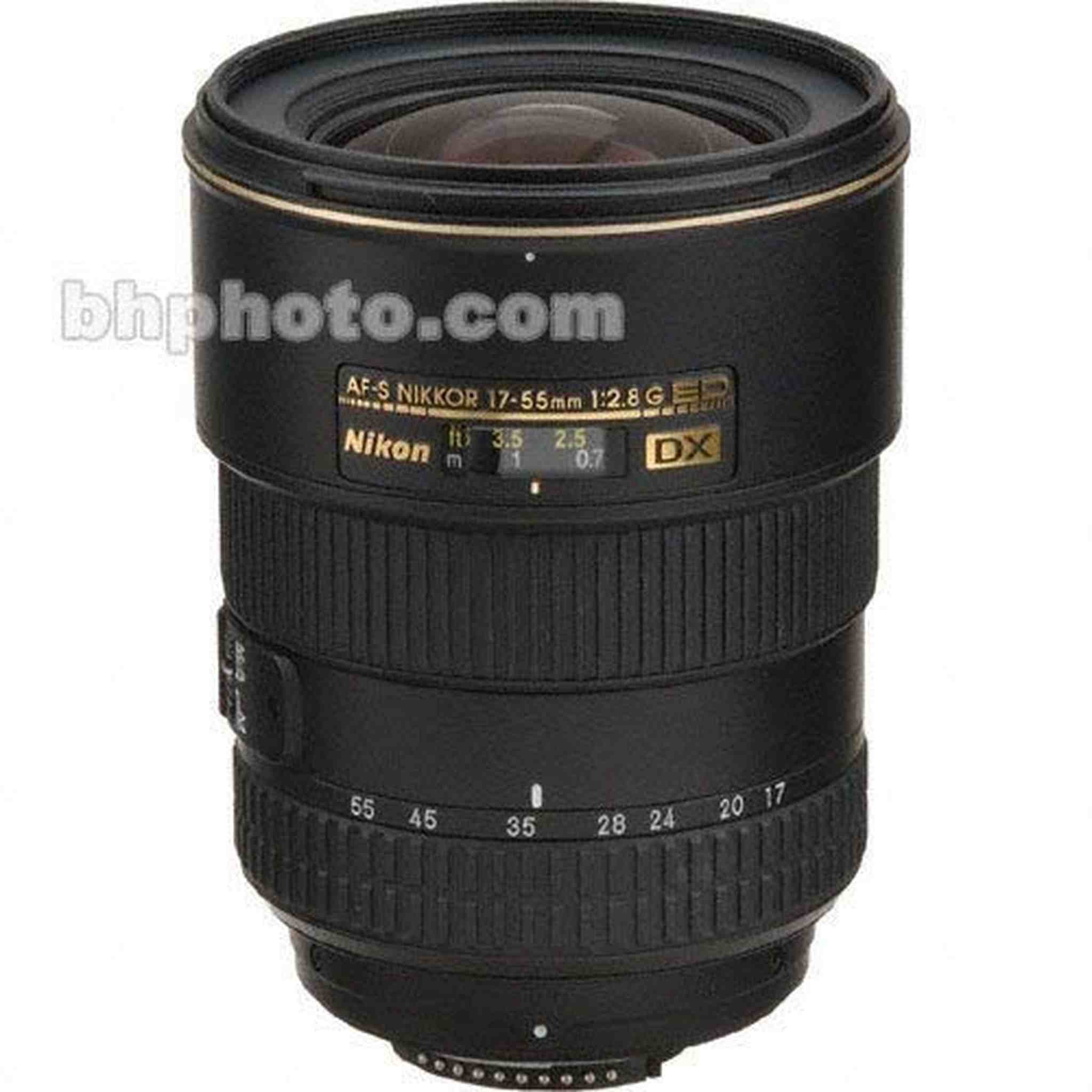 Nikon AF-S DX NIKKOR 17-55mm f/2.8G IF-ED Zoom Lens with Auto Focus for Nikon DSLR Cameras International Version No war Nikon