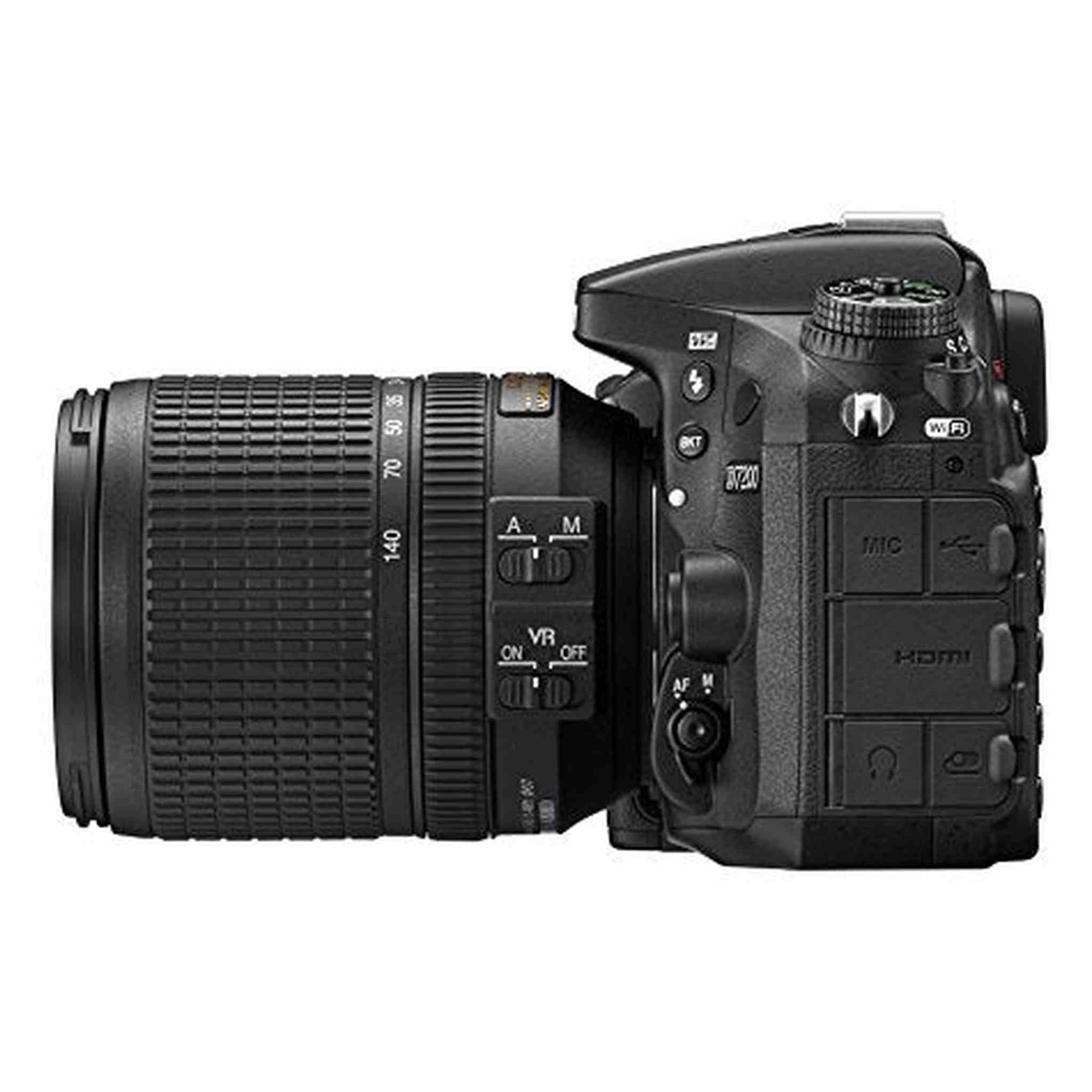 Nikon D7200 DX-format DSLR w/ 18-140mm VR Lens Black - Used Nikon