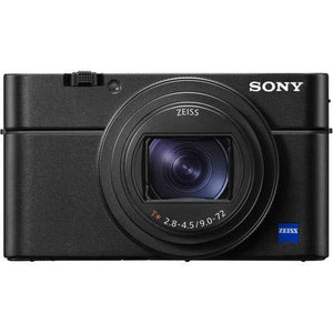 Sony Cyber-shot DSC-RX100 VI Camera DSCRX100M6/B With Soft Bag, Tripod, 2x Extra Batteries, LED Light, 2x 64GB Memory Card, Card Reader , Plus
