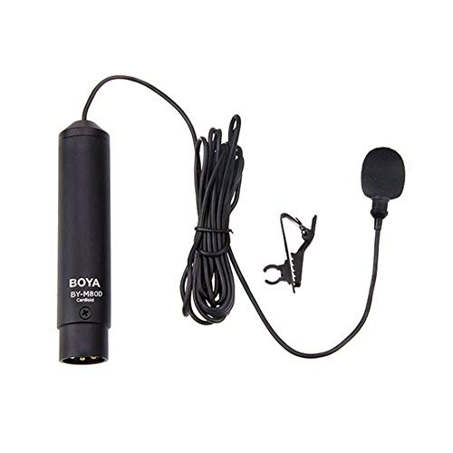 BOYA BY-M8OD Black Microphone Lavalier/Buttonhole Microphone