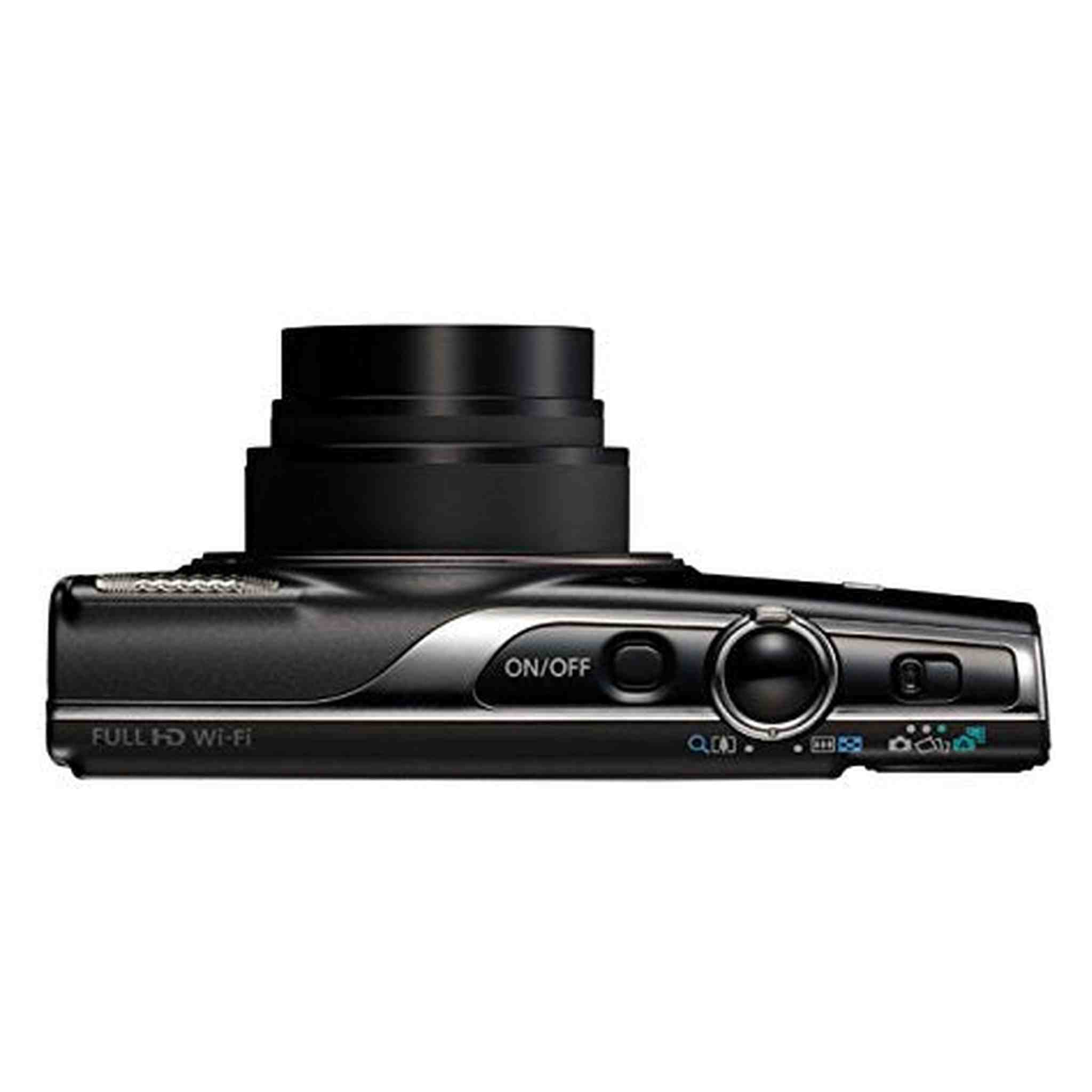 Canon PowerShot ELPH 360 Digital Camera w/ 12x Optical Zoom and Image Stabilization - Wi-Fi & NFC Enabled Black - Reconditioned Canon