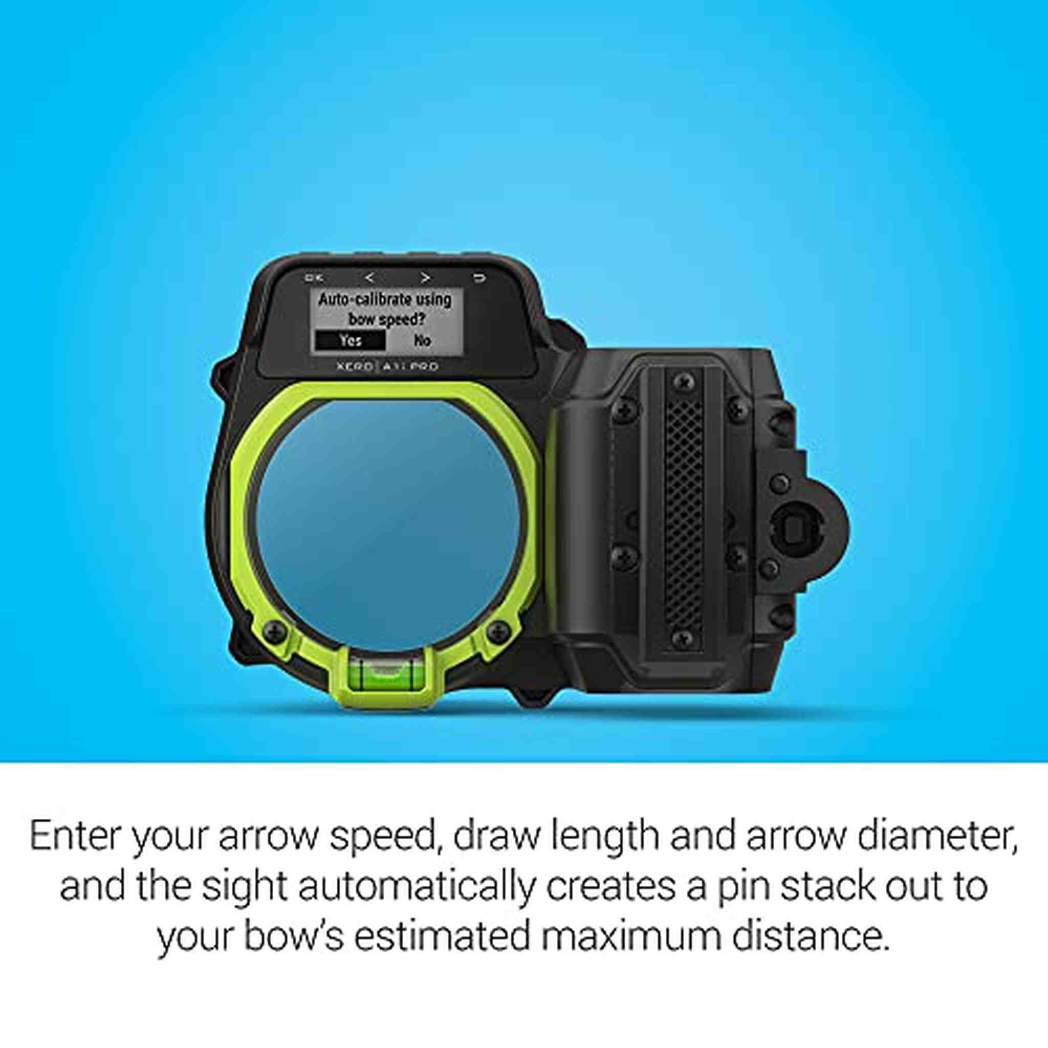Garmin Xero A1i PRO Bow Sight, Right-Handed Auto-ranging Digital Sight with Microadjustments for Elevation, Windage and More