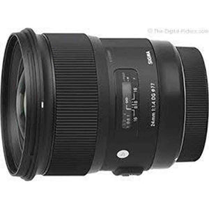 Sigma 24mm f/1.4 DG HSM A Wide-Angle-Prime Lens for Nikon F-Mount Cameras - International Version No Warranty Sigma