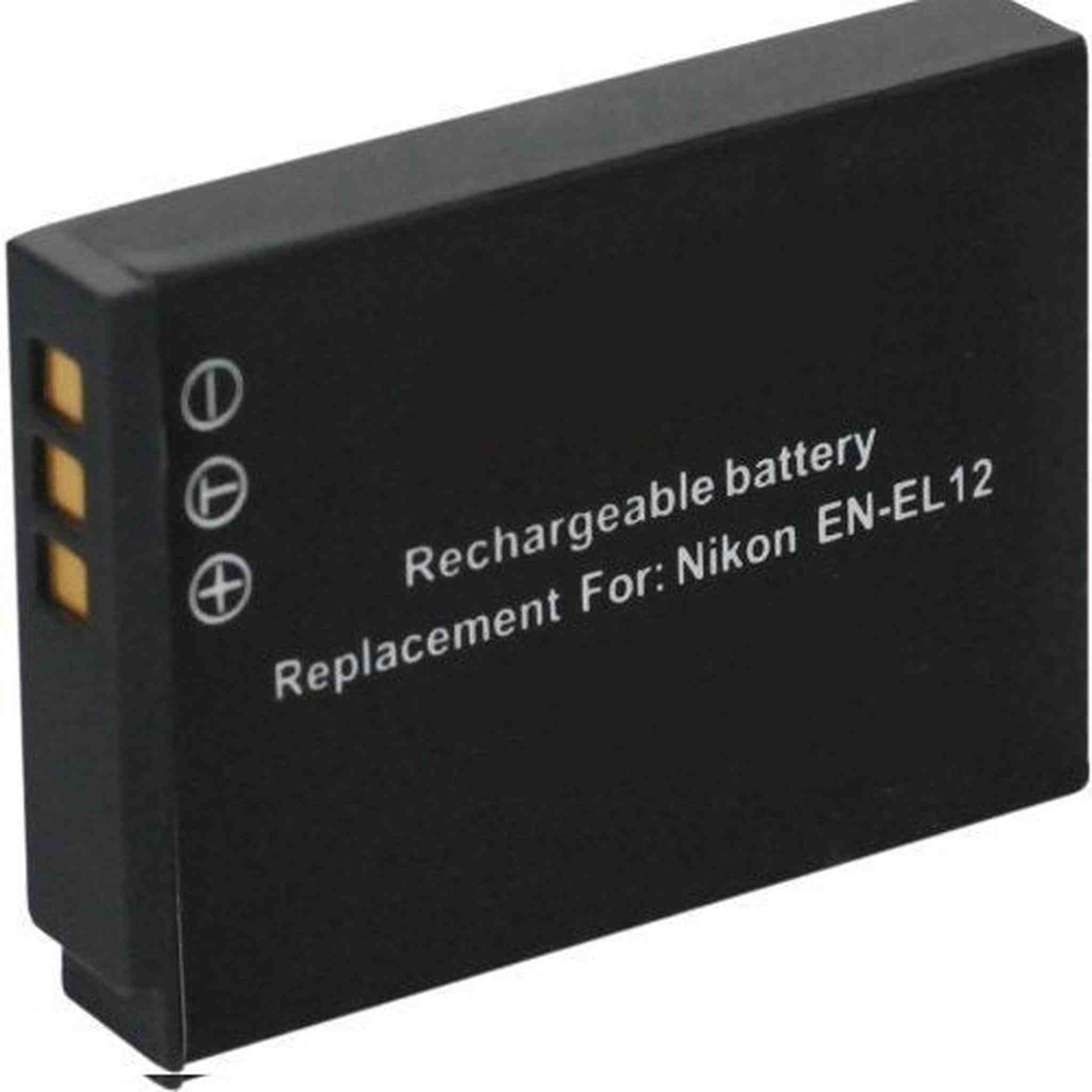 ENEL12 Replacement Battery & Rapid Charger 4GB SDHC Memory Card BigVALUEInc Saver Accessory Bundle for Nikon Coolpix Digital Cameras
