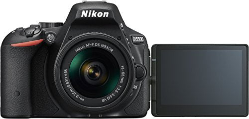 Nikon D5500 Digital SLR Camera - Black (24.2 MP, AF-P 18-55mm VR Lens Kit) 3-Inch LCD Screen - International Version (No - Used