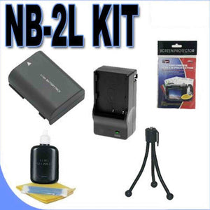 BigVALUEInc Accessory Saver NB-2L Lithium Ion Battery/Rapid Charger Bundle for Canon ZR, Elura, HFR11, HFR100 Camcorders