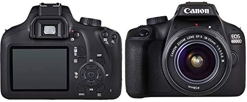 Canon EOS 4000D DSLR Camera with 18-55mm Lens  +  EOS Bag +  Sandisk Ultra 64GB Card + Cleaning Set And More (International Model)