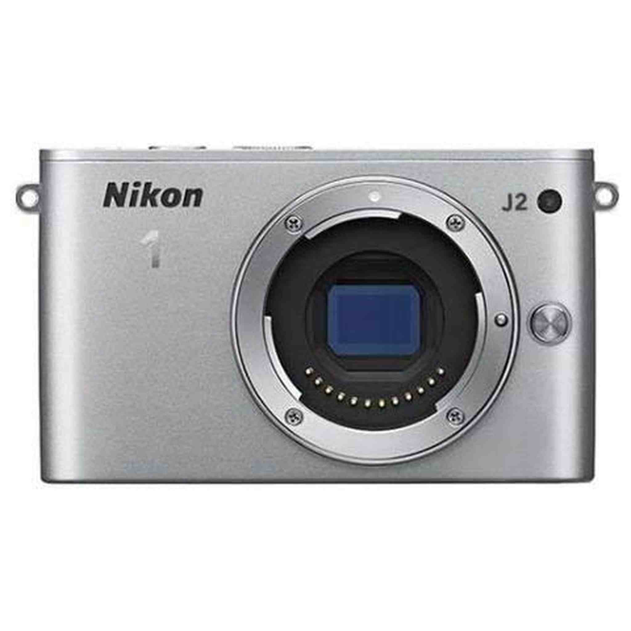 Nikon 1 J2 10.1 MP HD Digital Camera Silver Body Only - Used Nikon