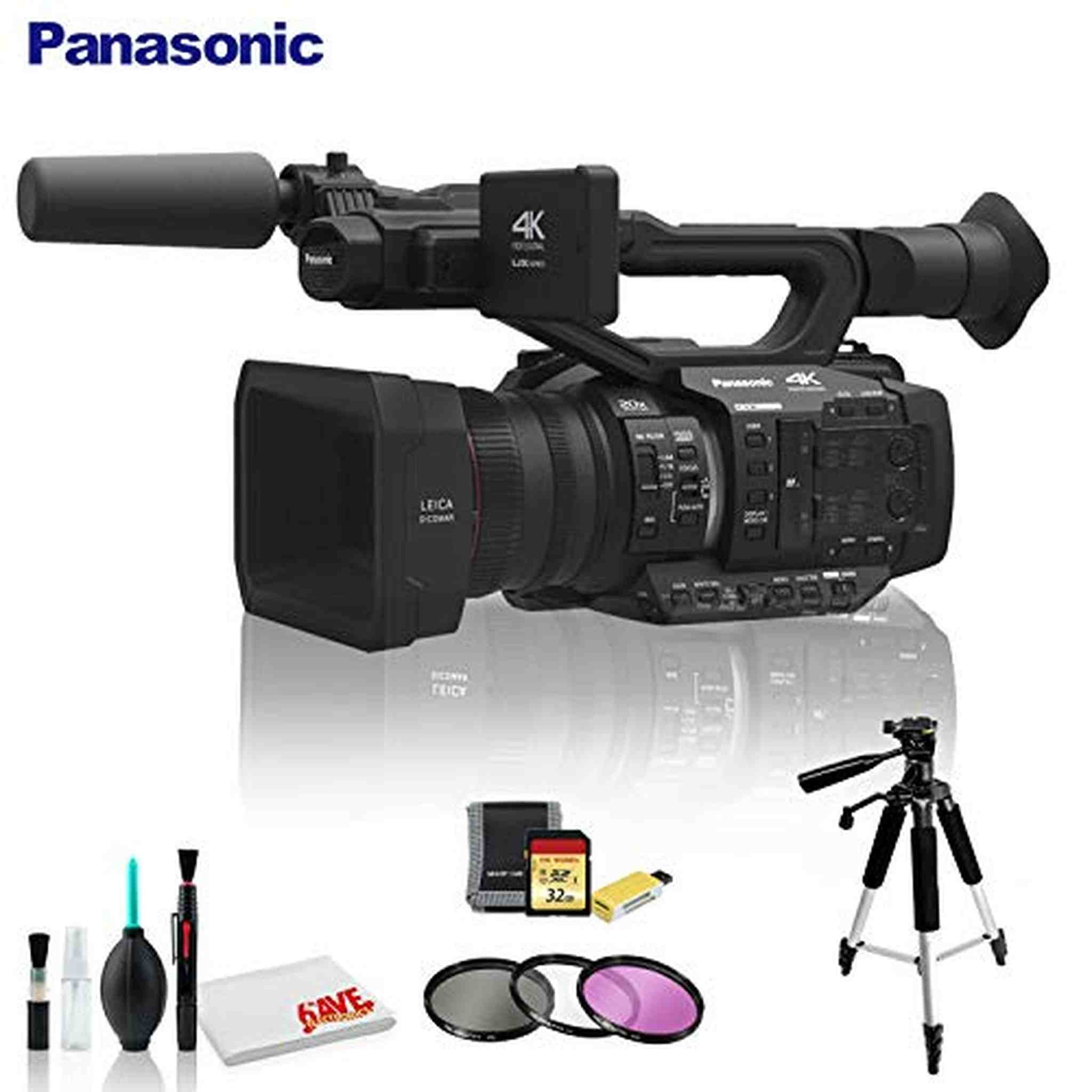 Panasonic AG-UX180 4K Premium Professional Camcorder - Deluxe Bundle