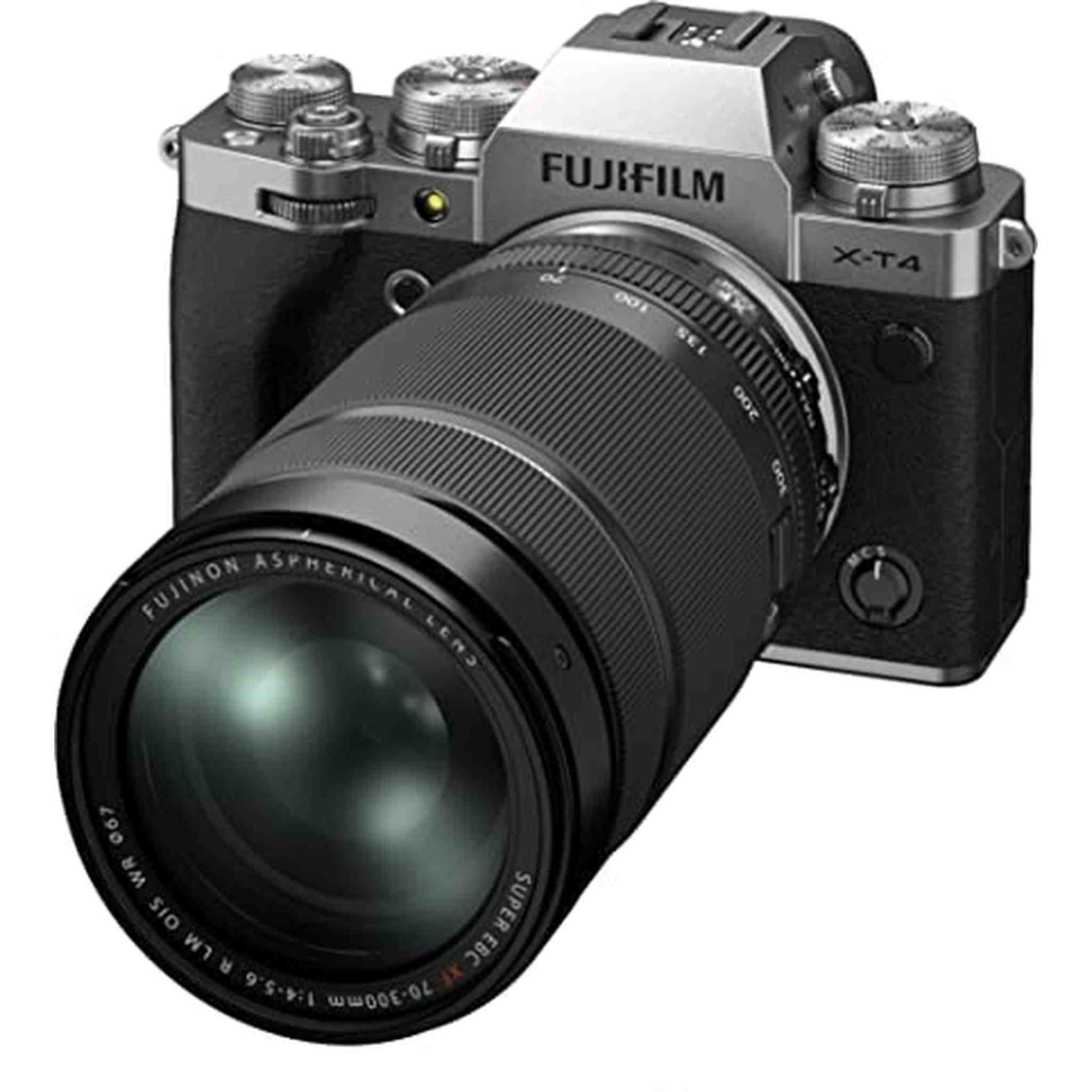 Fujifilm XF 70-300mm f/4-5.6 R LM OIS WR Telephoto Lens + 64GB SD Card Bundle Fujifilm
