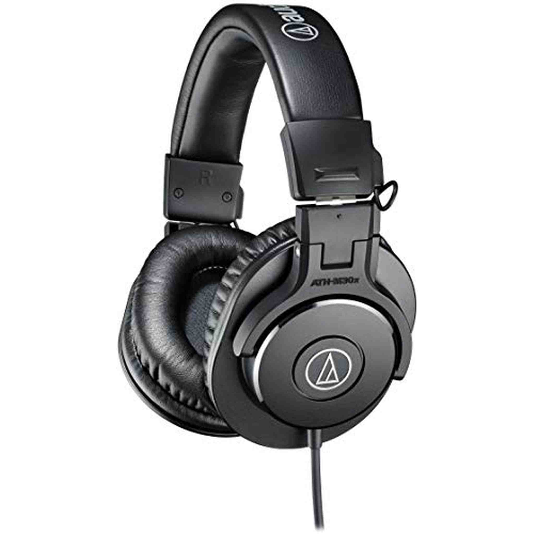 Audio-Technica ATH-M30x Professional Studio Monitor Headphones, Black - Reconditioned Audio - Technica