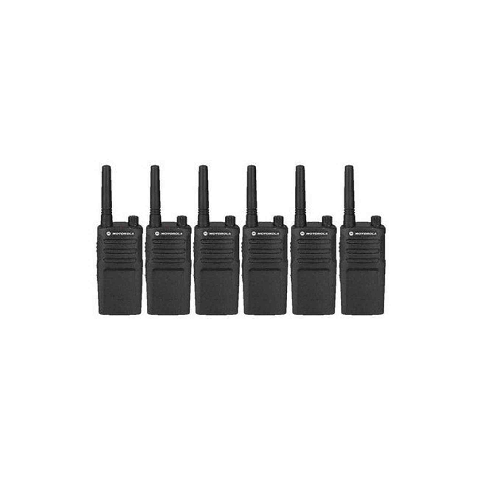 6 Pack of Motorola RMM2050 Two way Radio Walkie Talkies Motorola