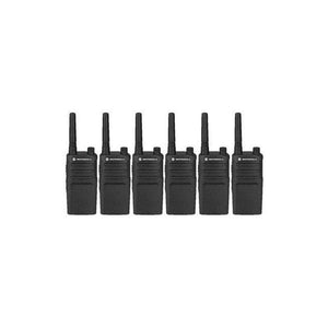 6 Pack of Motorola RMM2050 Two way Radio Walkie Talkies Motorola