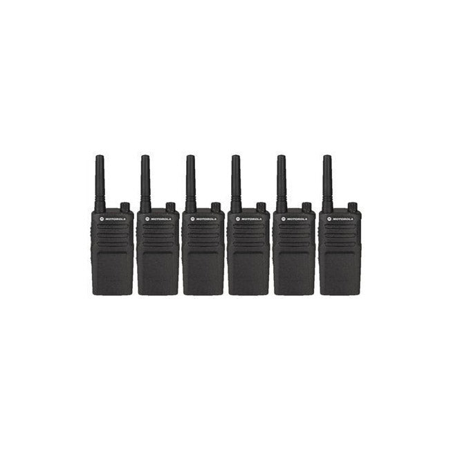 6 Pack of Motorola RMM2050 Two way Radio Walkie Talkies
