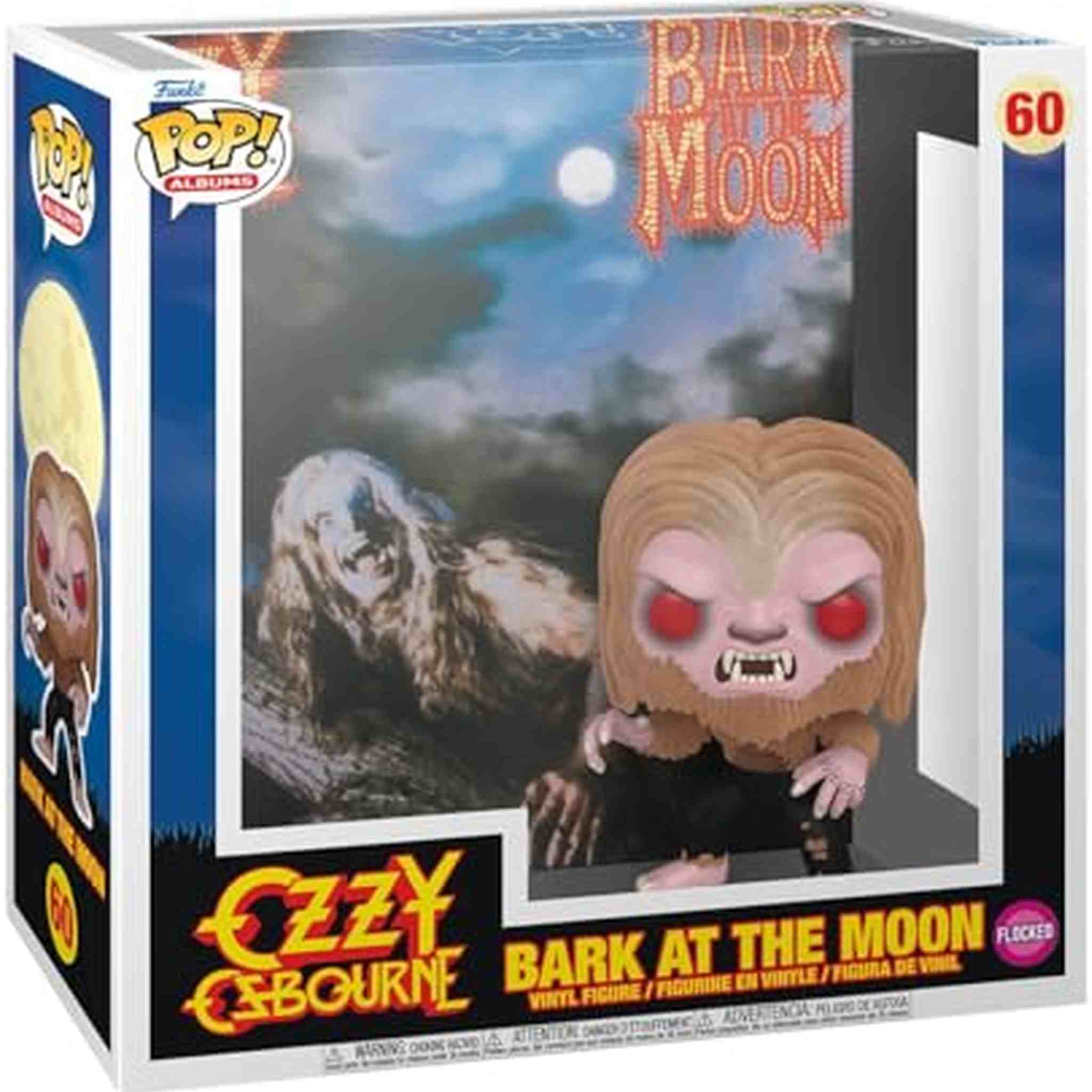 Funko Pop! Albums: Ozzy Osbourne - Bark at The Moon - Flocked - Collectable Vinyl Figure - Gift Idea - Official Merchandise - Toys for Kids & Adults - Music Fans - Model Figure for Collectors