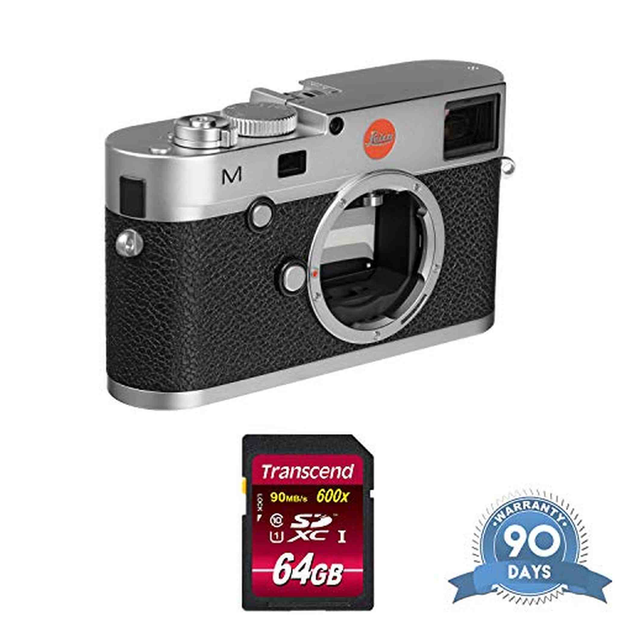 Leica M Typ 240 Digital Rangefinder Camera Silver with Memory Card - Renewed - Reconditioned Leica