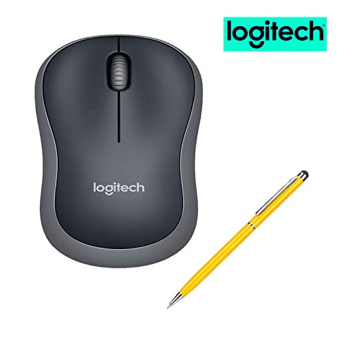 Logitech M185 Wireless Mouse for Computers Laptops Fast Scrolling Bundle 2-Pack + Stylus