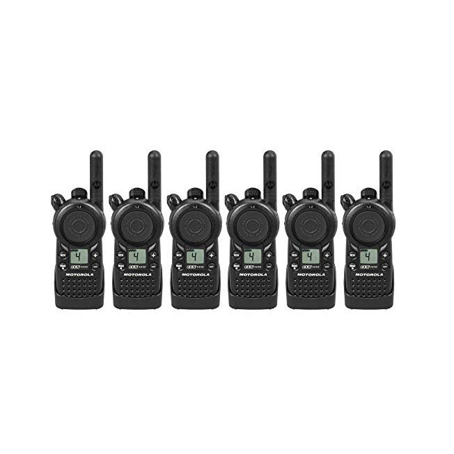 Motorola CLS1410 UHF Frequency Professional Two Way Radio 6-Pack