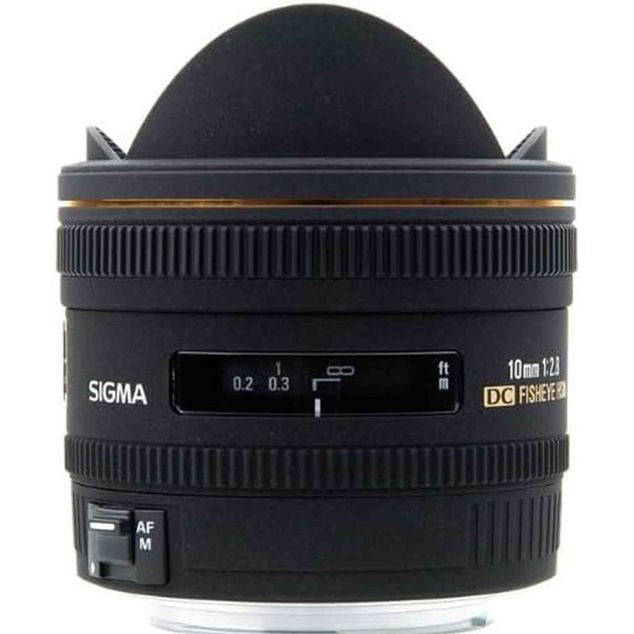 Sigma 10mm F/2.8 EX DC HSM FISHEYE LENS FOR SIGMA DIGITAL CAMERA + Accessories Bundle
