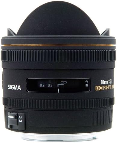 Sigma 10mm F/2.8 EX DC HSM FISHEYE LENS FOR SIGMA DIGITAL CAMERA + Accessories Bundle