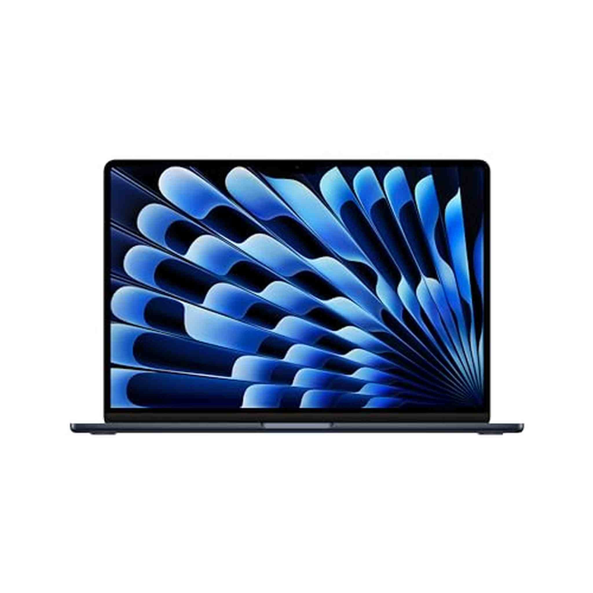 Apple 2024 MacBook Air 15-inch Laptop with M3 chip: 15.3-inch Liquid Retina Display, 8GB Unified Memory, 256GB SSD Storage, Backlit Keyboard, 1080p FaceTime HD Camera, Touch ID; Midnight - Reconditioned Apple