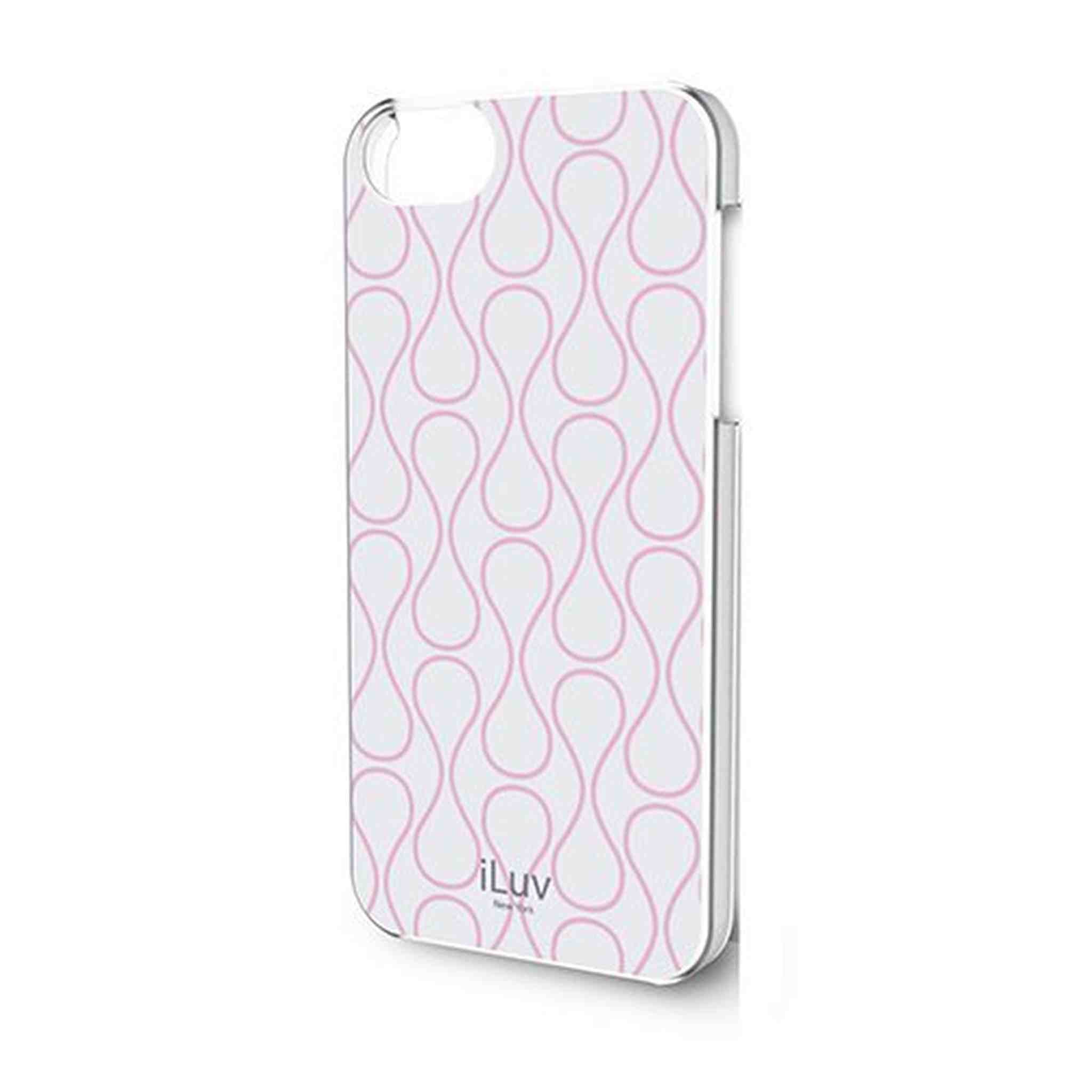 iLuv Festival Chic Hardshell Case for Apple iPhone 5, 1-Pack Retail Packaging, White ICA7H307WHT by IGSMAR IGSMAR