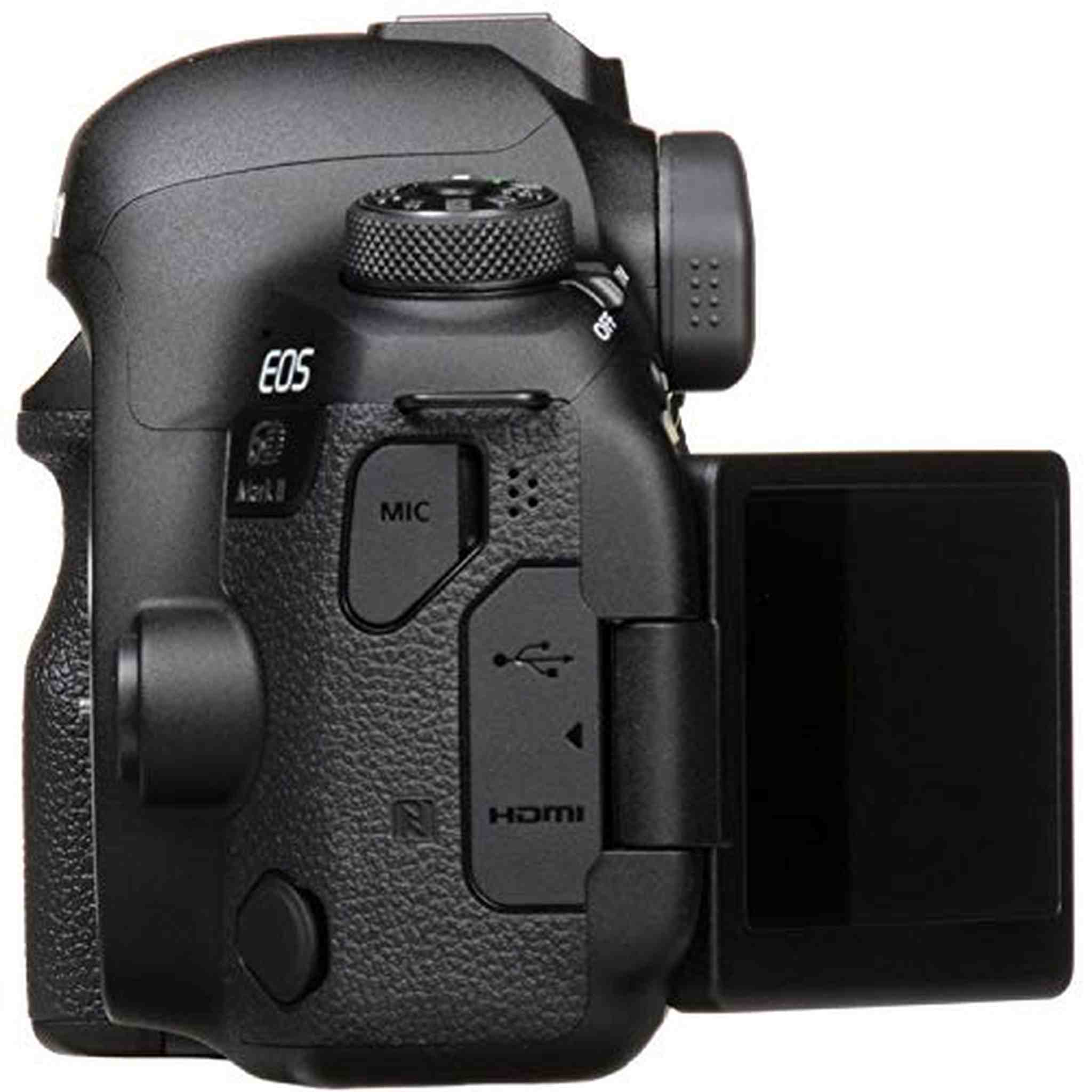 Canon EOS 6D Mark II DSLR Camera w/ 32GB Memory + Battery Grip + Flash Bundle Canon