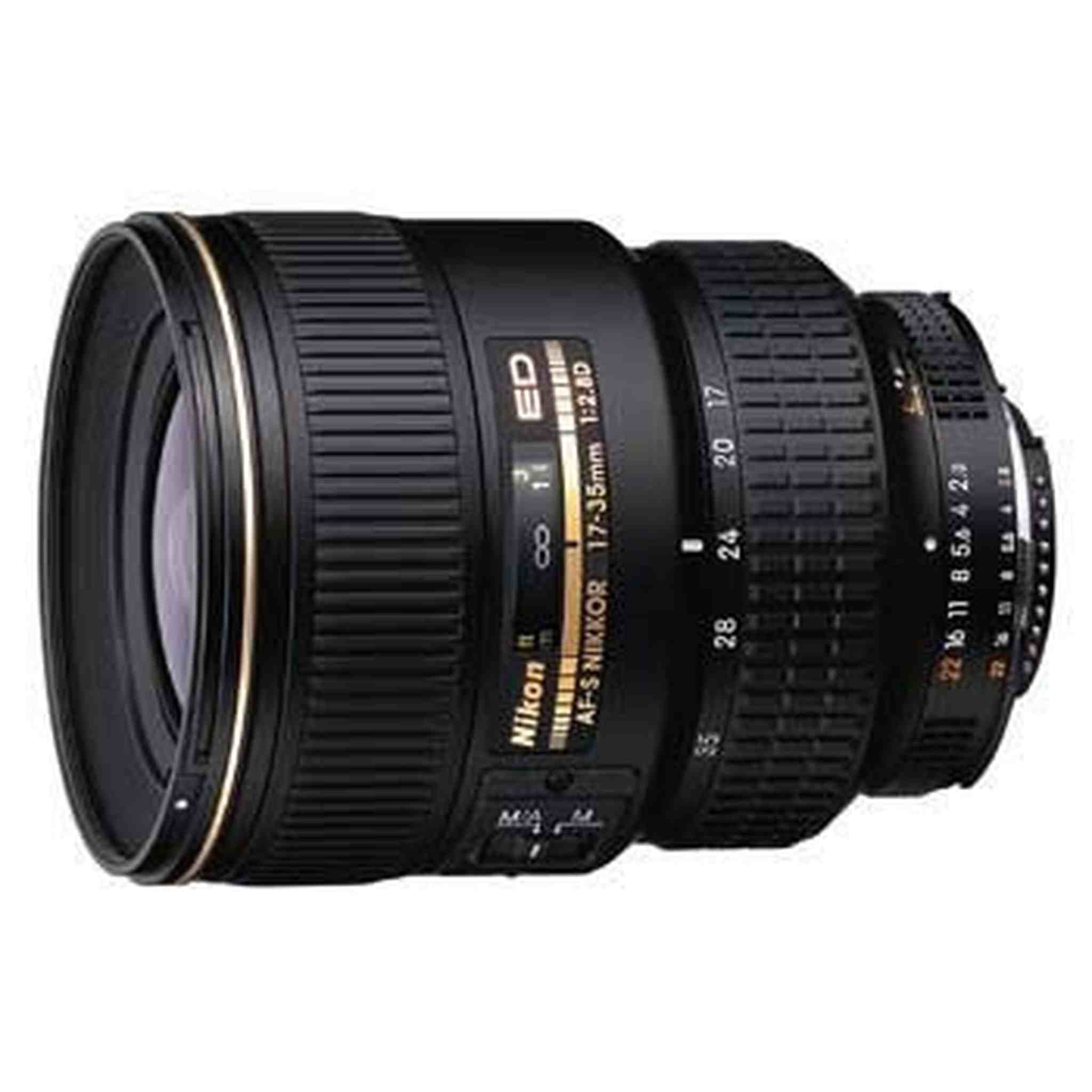 Nikon AF-S FX NIKKOR 17-35mm f/2.8D IF-ED Zoom Lens with Auto Focus for Nikon DSLR Cameras - Used Nikon