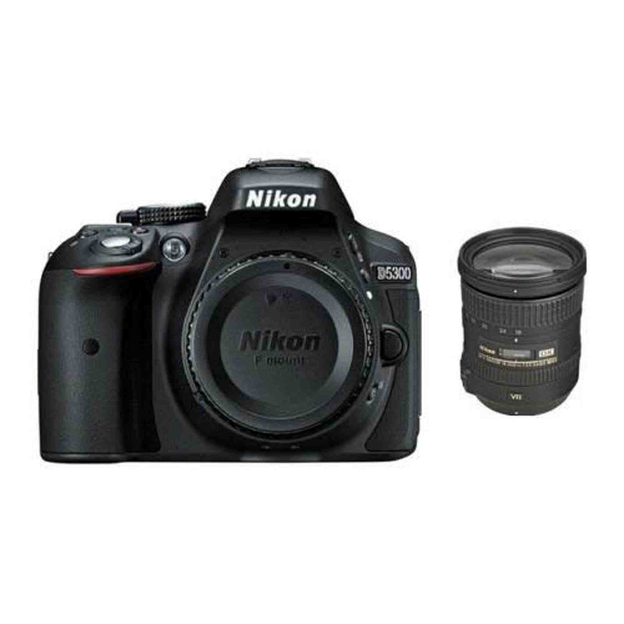 Nikon D5300 24.2 MP CMOS Digital SLR Camera with AF-S DX NIKKOR 18-200mm f/3.5-5.6G ED VR II Zoom Lens Black Electron - Used Nikon