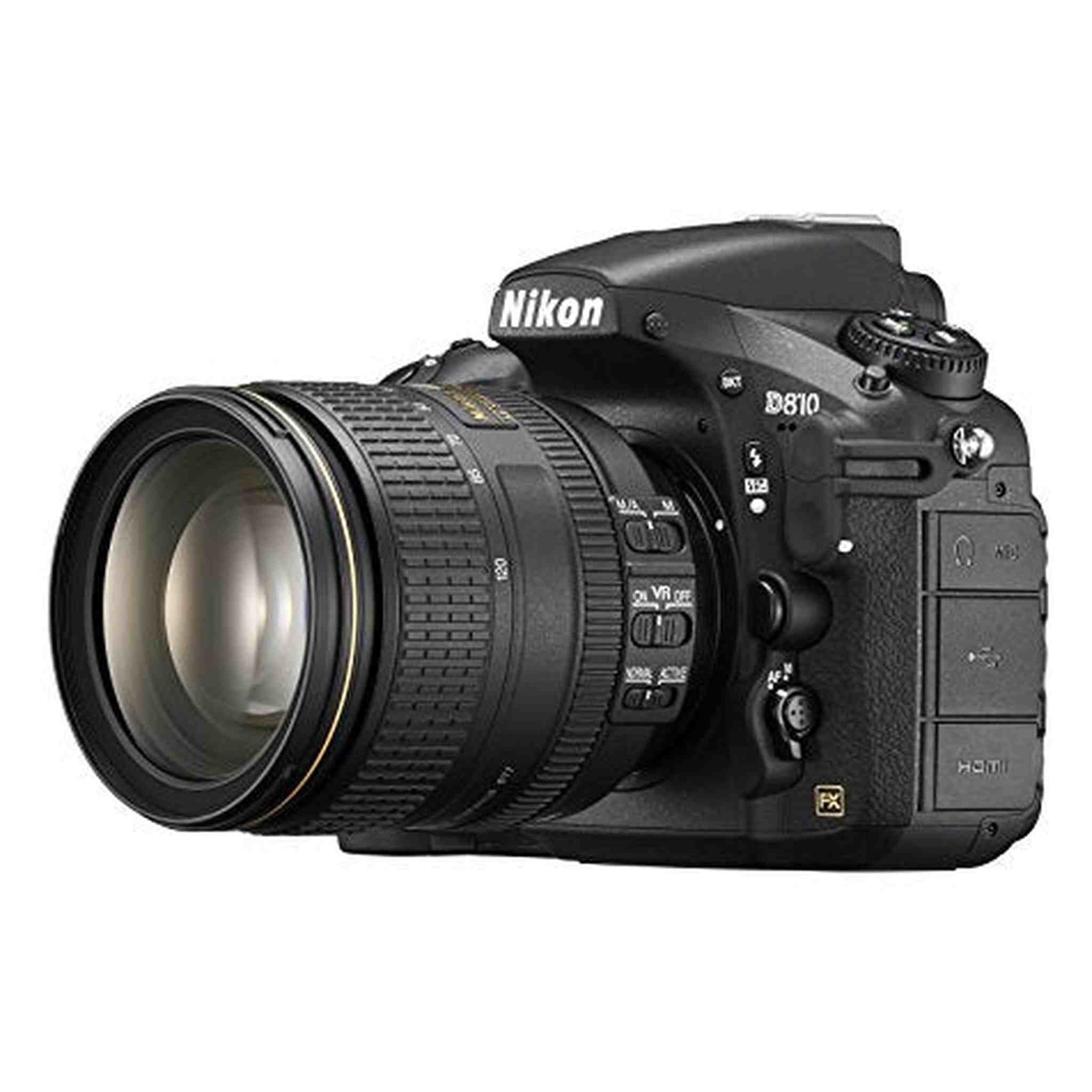 Nikon D810 FX-format Digital SLR w/ 24-120mm f/4G ED VR Lens - Used Nikon