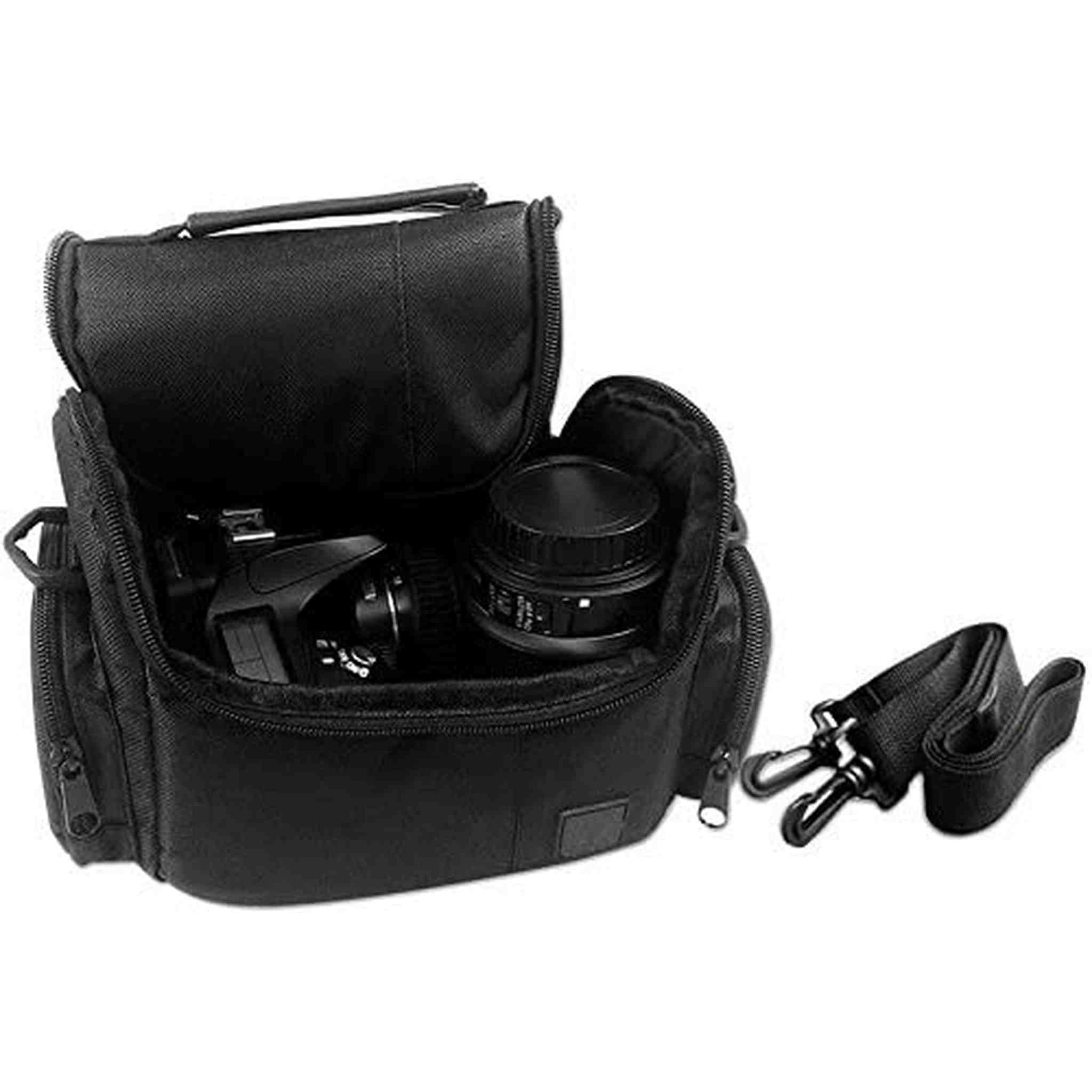 Medium Soft Padded Digital SLR Camera Travel Bag with Strap for Pentax Cameras