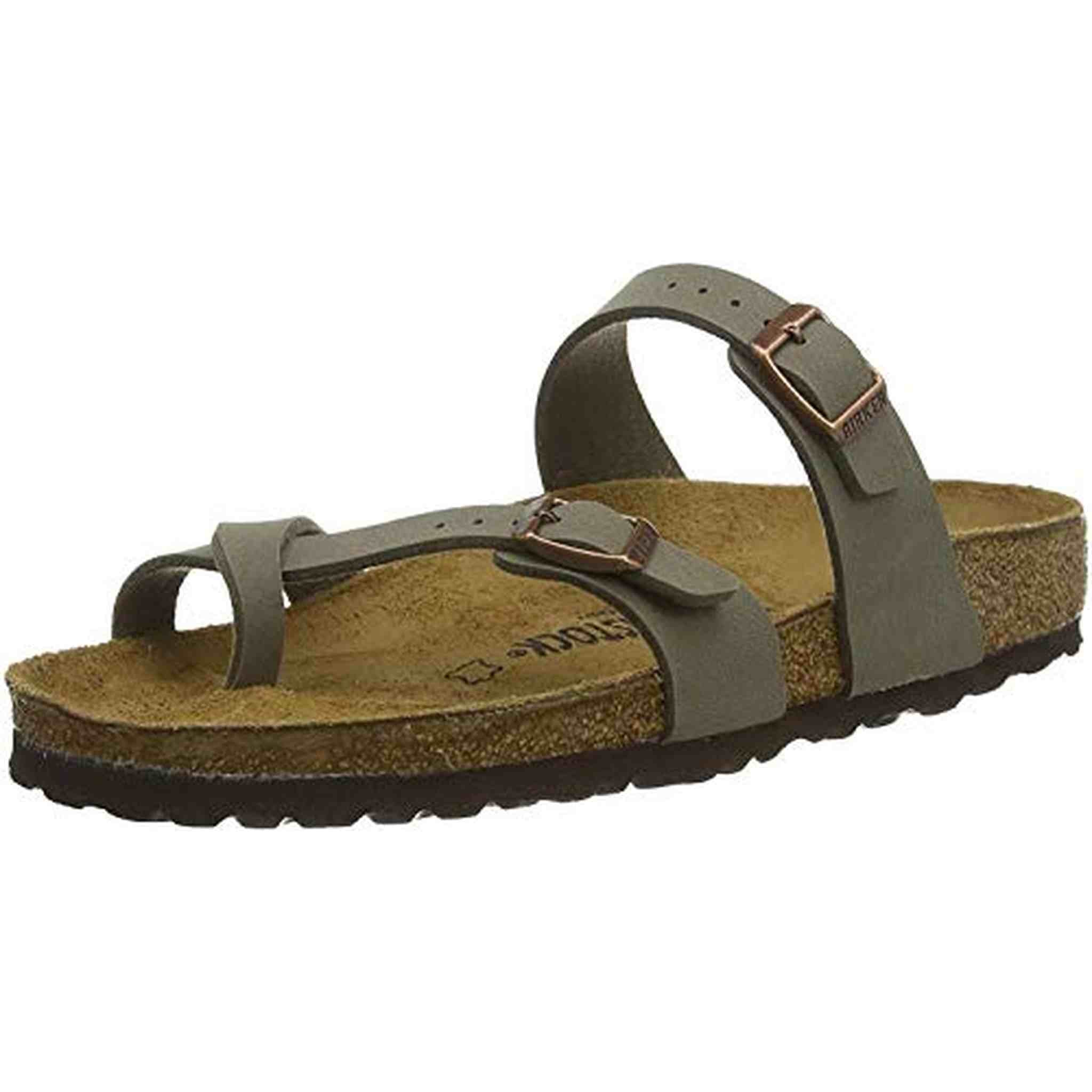 Birkenstock Women's Mayari Sandal, Stone, 38 R EU, 7-7.5 M US Birkenstock