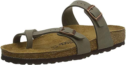 Birkenstock Women's Mayari Sandal, Stone, 37 R EU, 6-6.5 M US