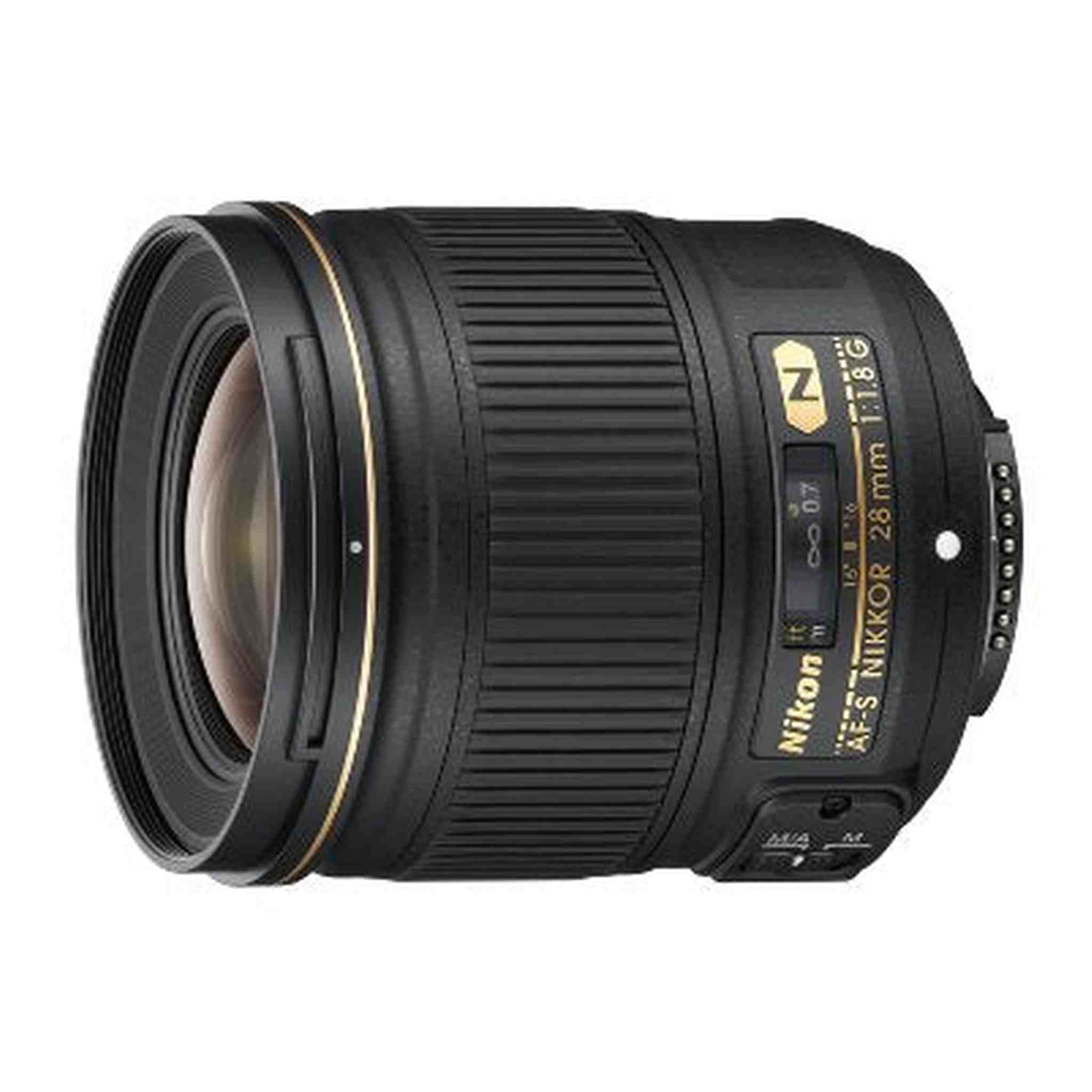 Nikon AF FX NIKKOR 28mm f/1.8G Compact Wide-angle Prime Lens with Auto Focus for Nikon DSLR Cameras Nikon