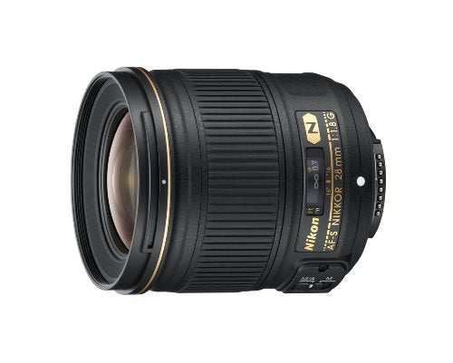 Nikon AF FX NIKKOR 28mm f/1.8G Compact Wide-angle Prime Lens with Auto Focus for Nikon DSLR Cameras