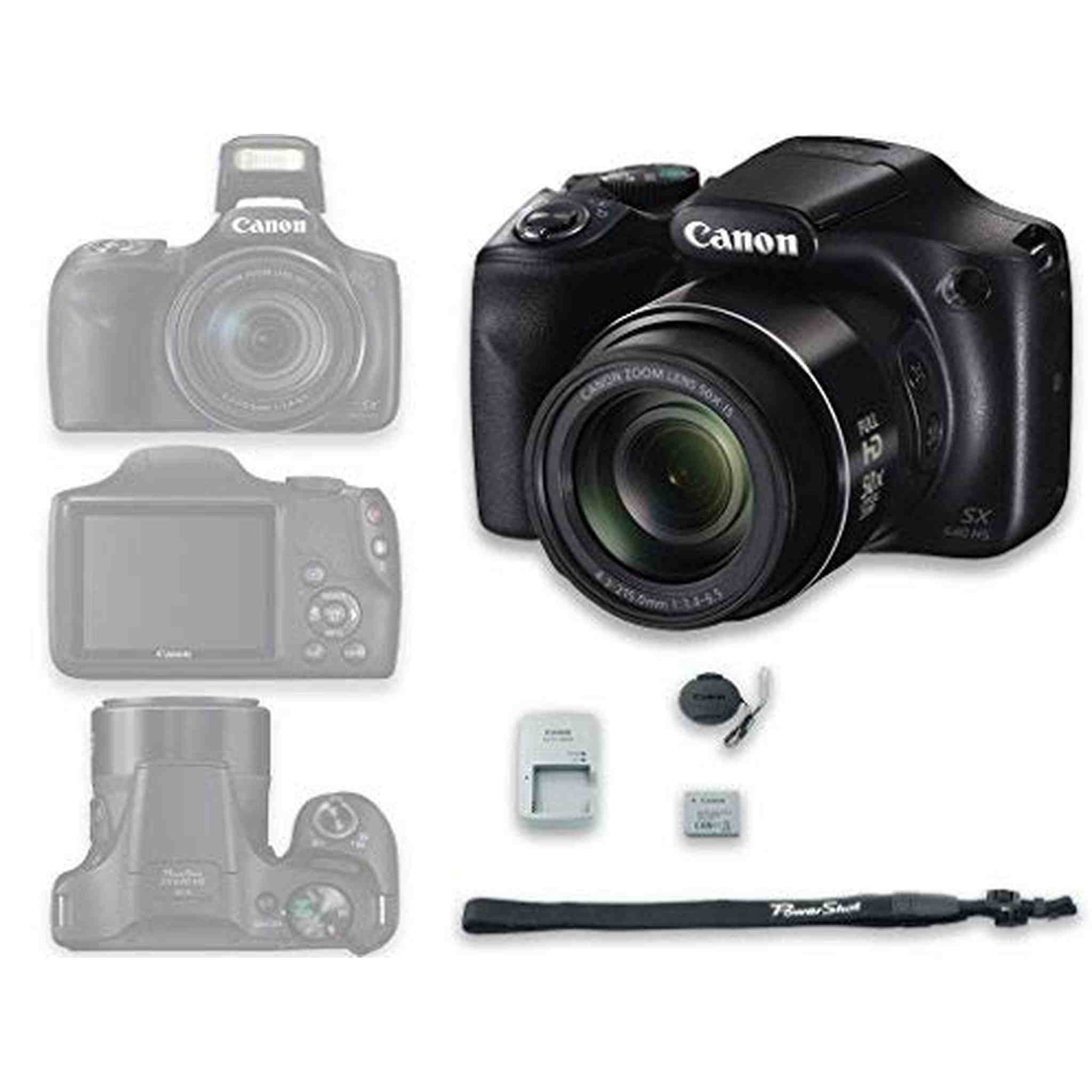 Canon PowerShot SX540 HS with 50x Optical Zoom and Built-In Wi-Fi - International Version Canon