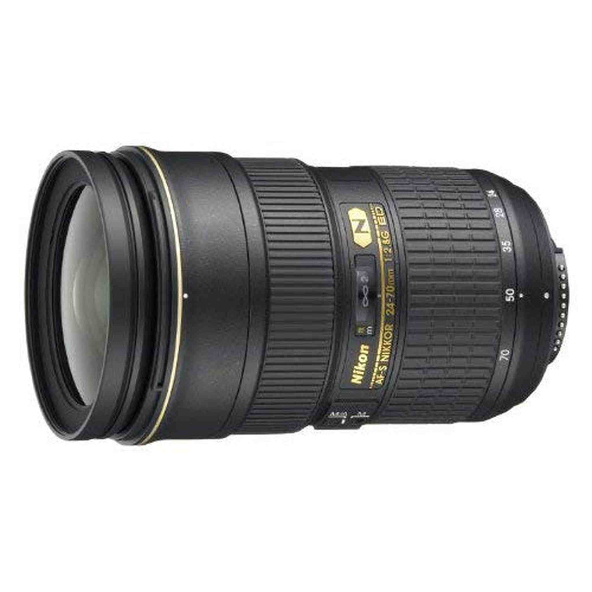 Nikon AF-S FX NIKKOR 24-70mm f/2.8G ED Zoom Lens with Auto Focus for Nikon DSLR Cameras Renewed - Reconditioned Nikon