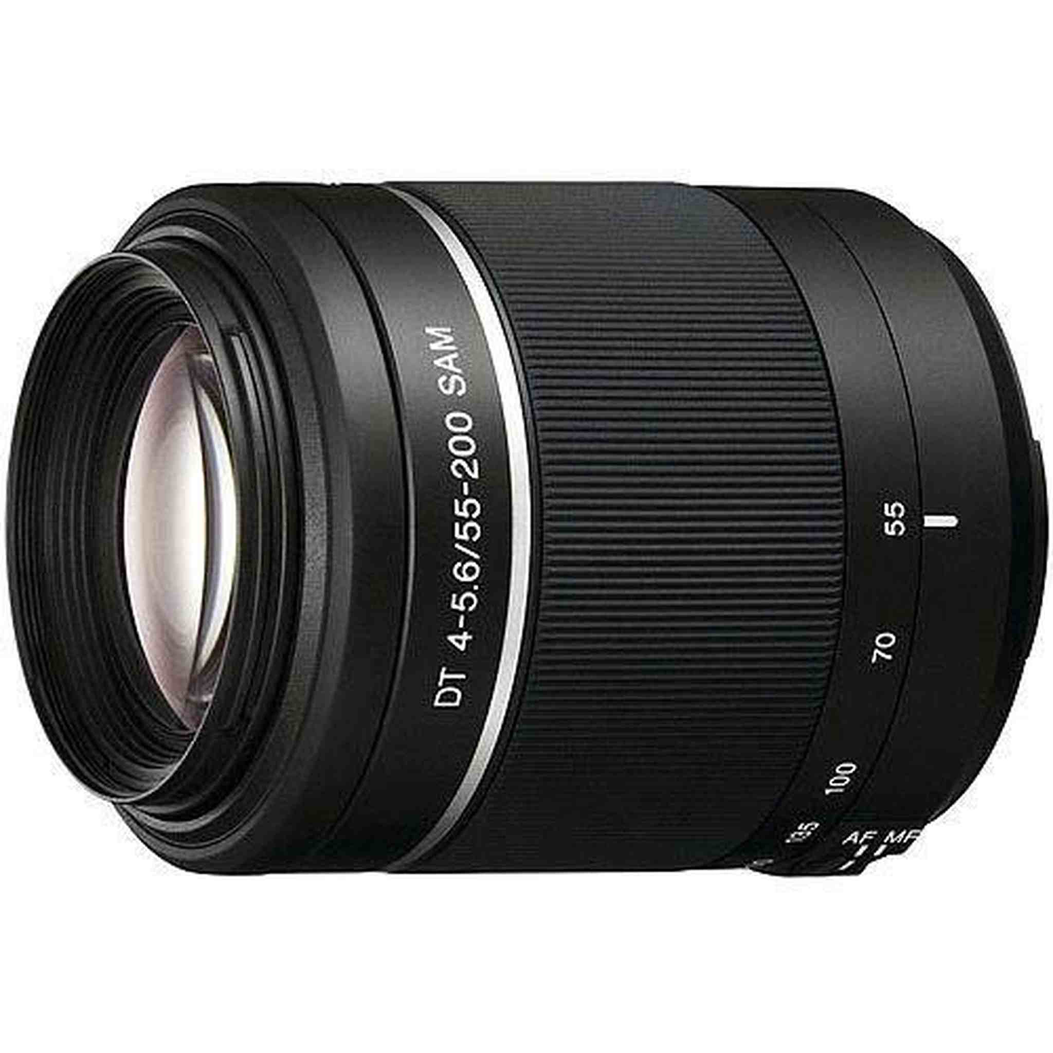 Sony SAL55200 55-200mm f/4-5.6 DT ED Compact Telephoto Zoom Lens Certified Refurbished - Reconditioned Sony