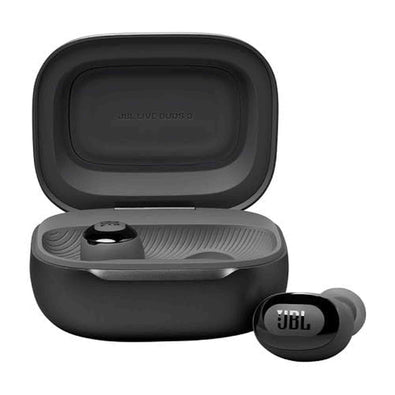 JBL Live Buds 3 - True Wireless Noise-Cancelling Bud-Type Earbuds Black