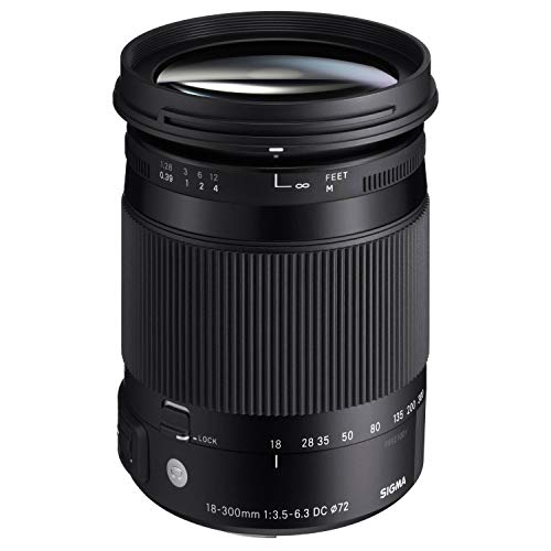 Sigma 18-300mm F3.5-6.3 DC Macro OS HSM C for Nikon DX Cameras - International Version No Warranty