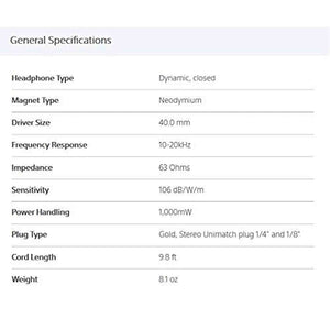 Sony MDR7506 Professional Large Diaphragm Headphone