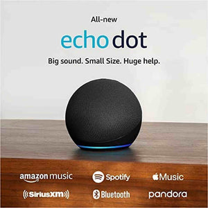 Amazon Echo Dot 5th Gen, 2022 Release Charcoal with accessories