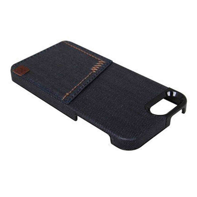 The Joy Factory Denim Premium Denim Hardshell Case with Pocket for iPhone5/5S, CSD110 Indigo