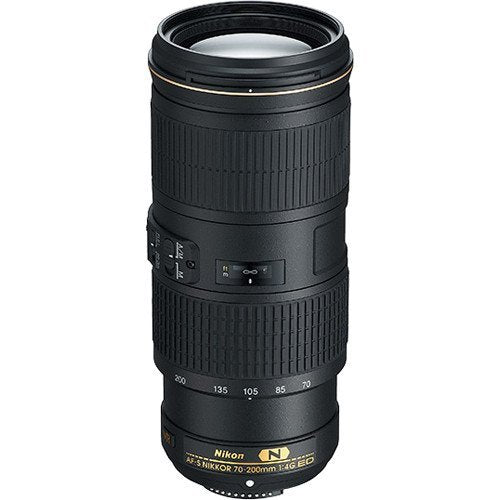 Nikon 70-200mm f/4G ED VR Nikkor Zoom Lens International Version (No Warranty)