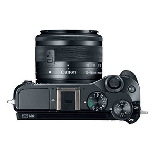 Canon EOS M6 Black EF-M 15-45mm f/3.5-6.3 IS STM Lens Kit - Used Canon