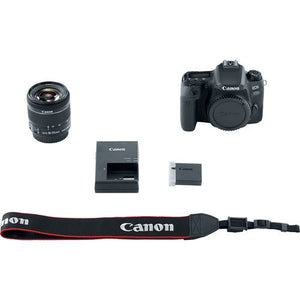 Canon EOS 77D DSLR Camera with 18-55mm Lens International Model 1892C016 - Starter Bundle