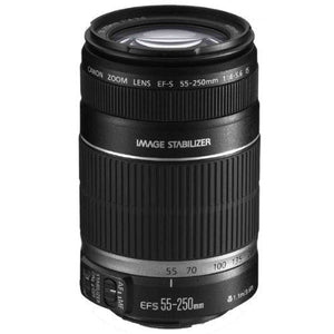 Canon 8546B002 55 mm - 250 mm f/4 - 5.6 Telephoto Zoom Lens for Canon EF/EF-S - Used Canon