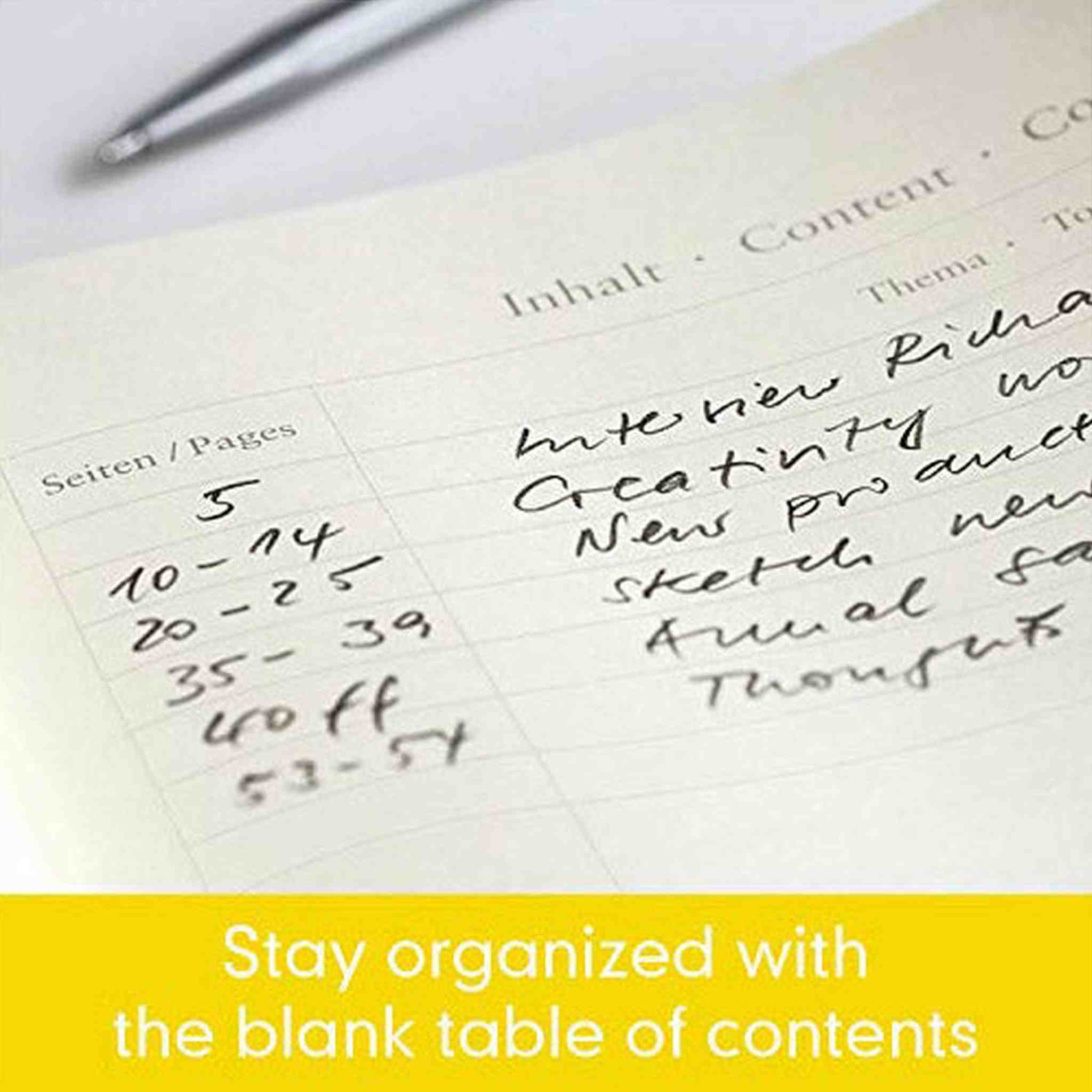 LEUCHTTURM1917 - Medium A5 Squared Hardcover Notebook Lemon - 251 Numbered Pages