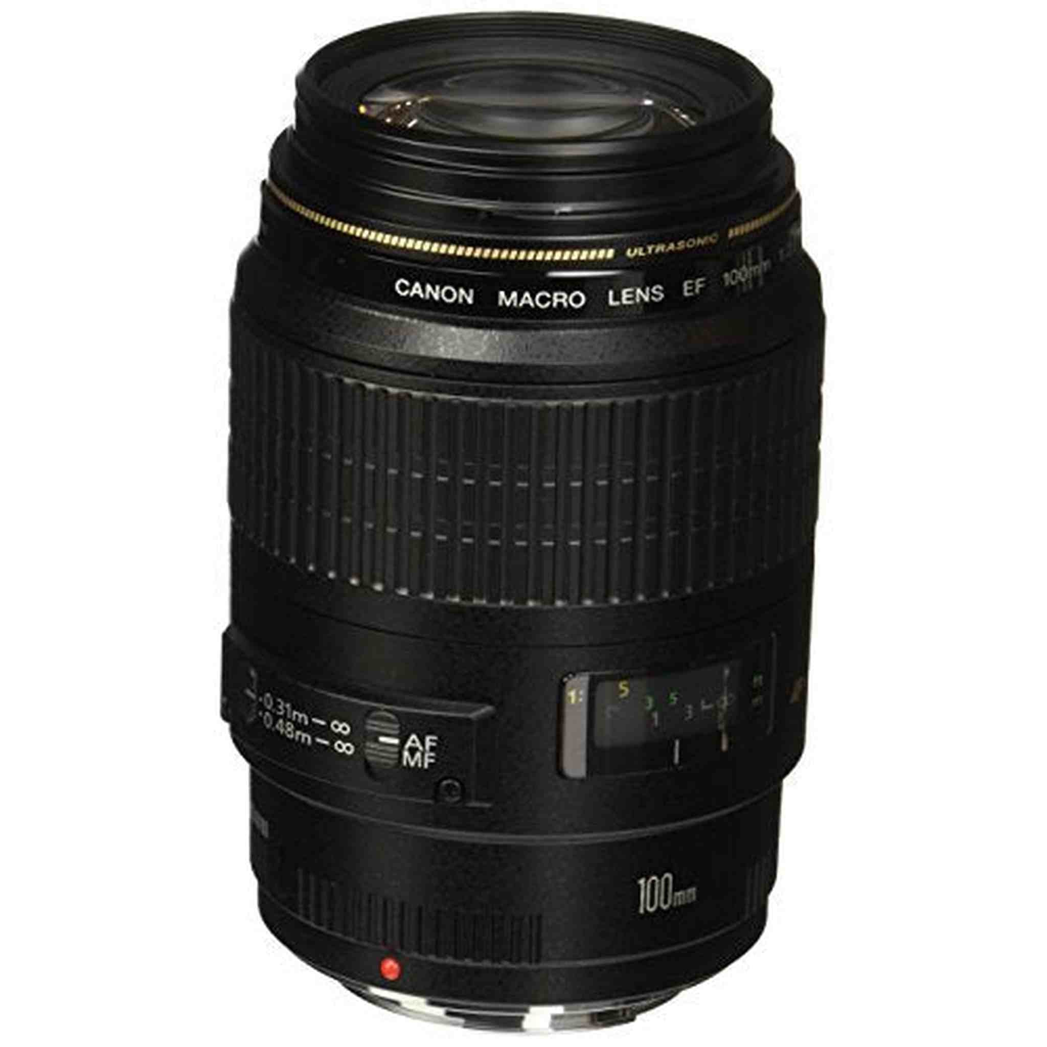 Canon EF 100mm f/2.8 Macro USM Fixed Lens for Canon SLR Cameras - Used Canon